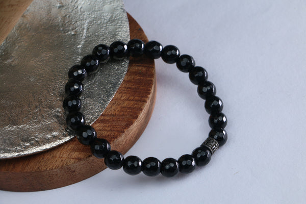 Black Onyx Grounding Bracelet