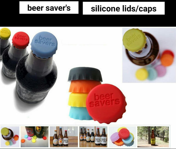 Beer Saver Caps (Silicone